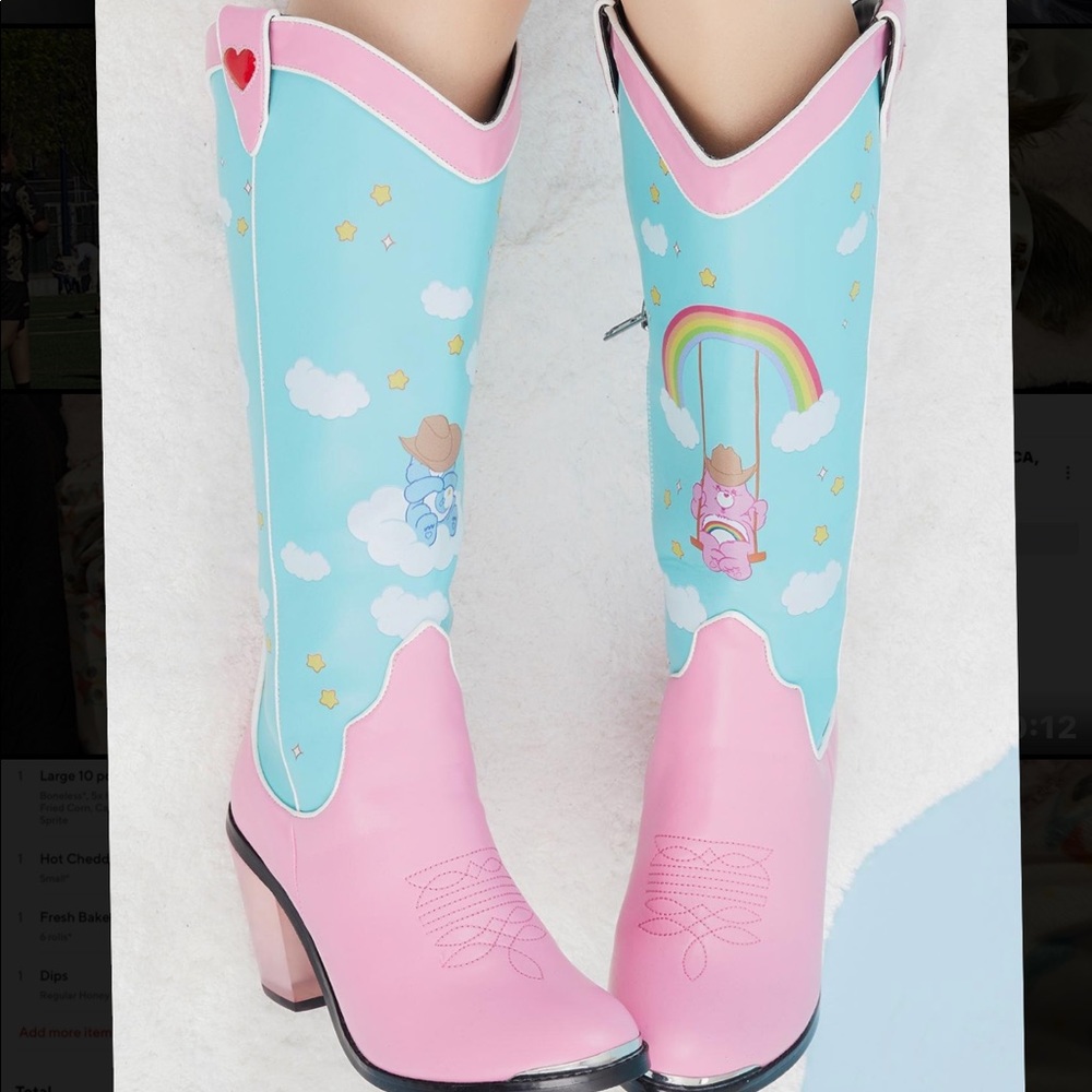 dolls kill care bear boots